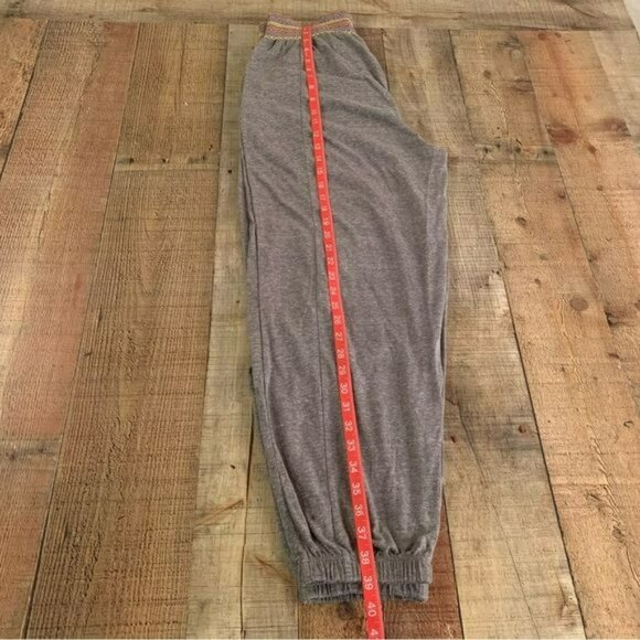 Soluna swim womens gray jogger pants with smocked waistband -M - Picture 10 of 10